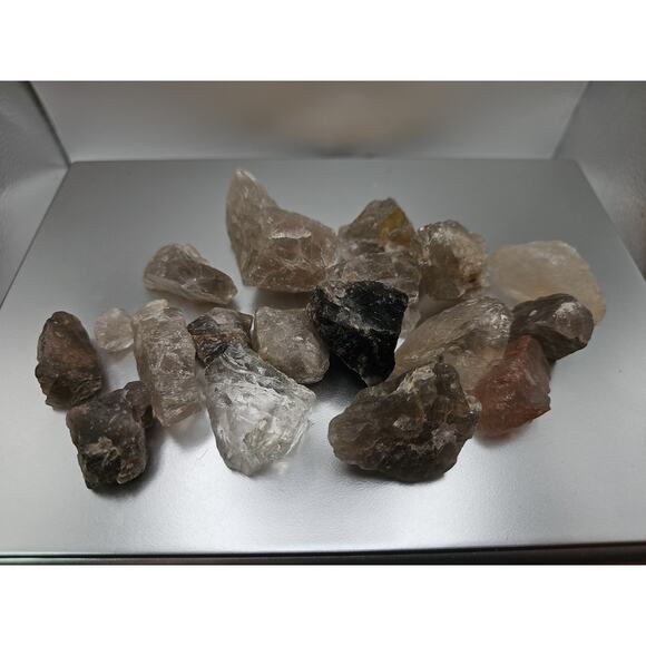 Smoky Quartz Mix 19pcs - Picture 2 of 12